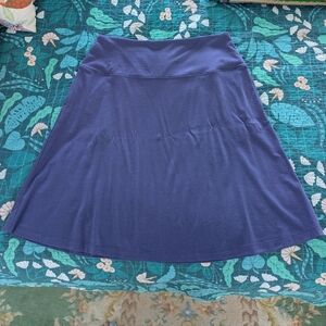 NEW WOOLX Women Size XL Skirt Marilyn Purple Blue Merino Wool Midi Length NWT